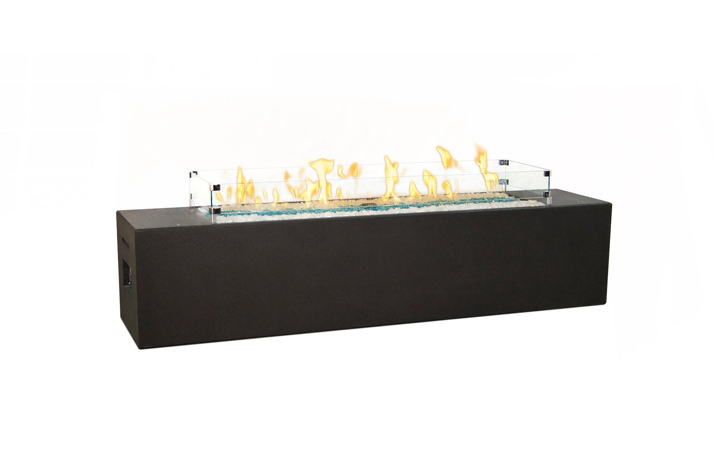 American Fyre Designs Milan Low Linear Firetable | 72" GFRC