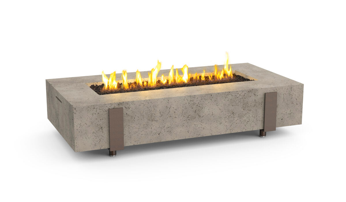 American Fyre Designs Iron Saddle Fire Table | GFRC