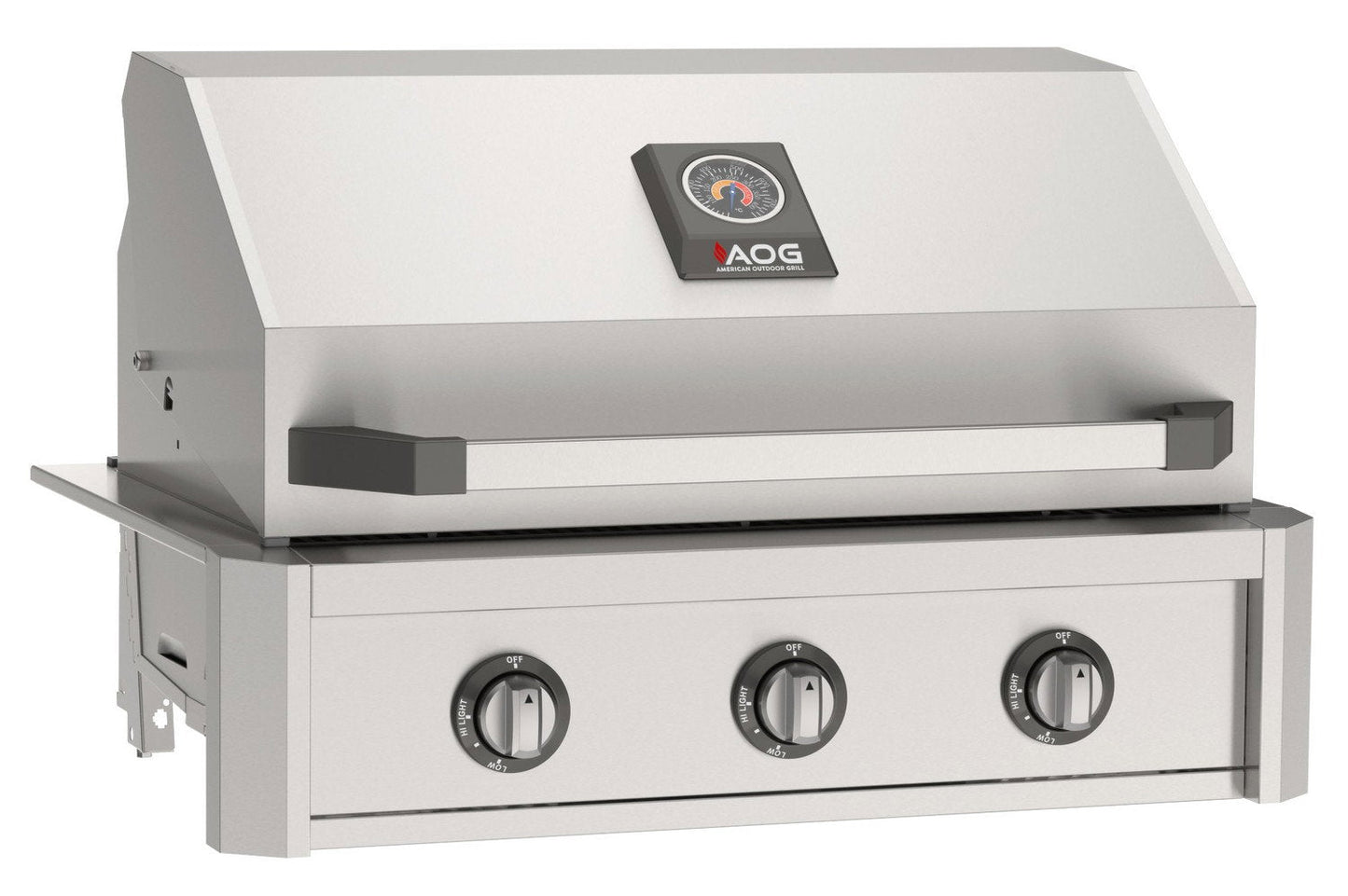 AOG T-Series 30" Built-In Gas Grill | 45,000 BTU | 304 Stainless Steel | Made in USA
