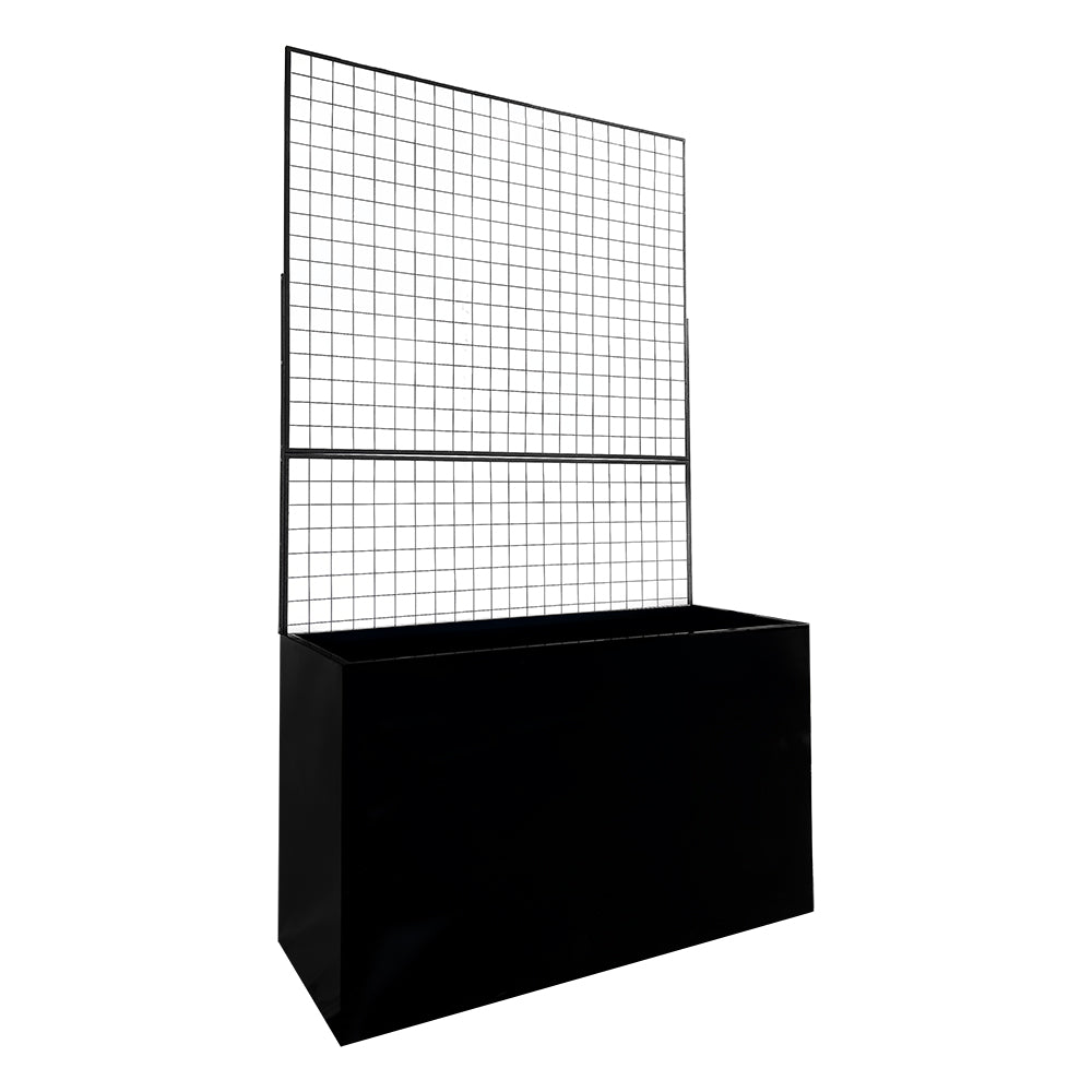 Steel Edge Planter with Trellis - FREE SHIPPING!