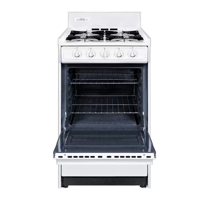 20 In. 2.5 Cu. Ft. Gas Range in White