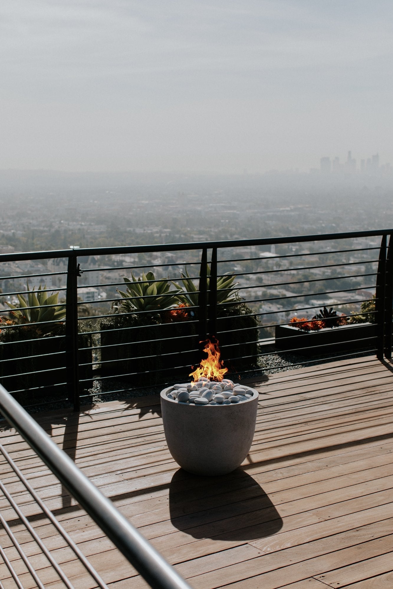 HPC Dekko Element Concrete Fire Table | Electronic Ignition