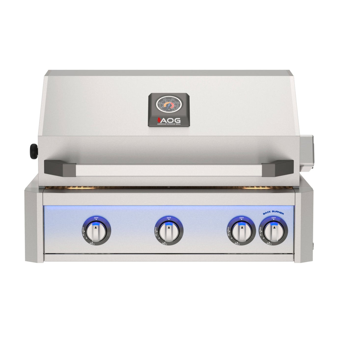AOG L-Series 30" Built-In Gas Grill | Halogen Lights | 304 Stainless Steel | Made in USA