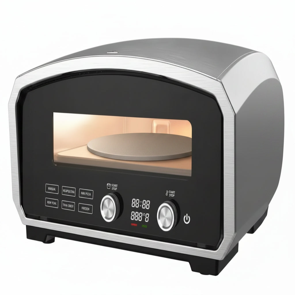 Electric Indoor and Outdoor Pizza Oven in Stainless Steel
