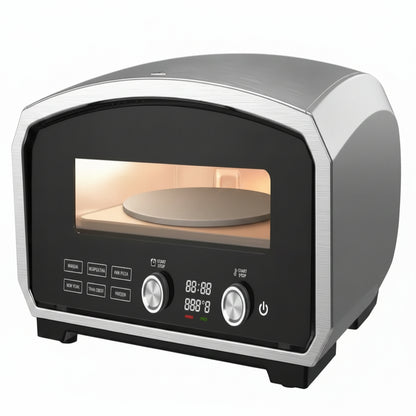 Electric Indoor and Outdoor Pizza Oven in Stainless Steel