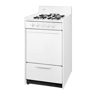 20 In. 2.5 Cu. Ft. Gas Range in White