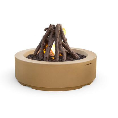 American Fyre Designs Louvre Round Fire Pit | 48" GFRC | NG & LP