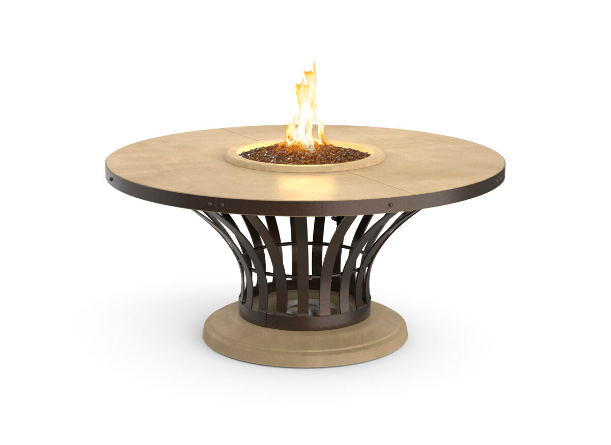 American Fyre Designs Fiesta Dining Fire Table | GFRC