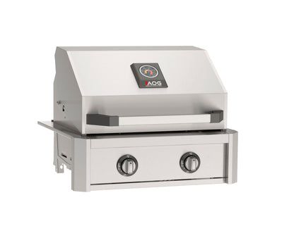 AOG 24-Inch T-Series Gas Grill | 304 Stainless Steel | Freestanding | Made in USA