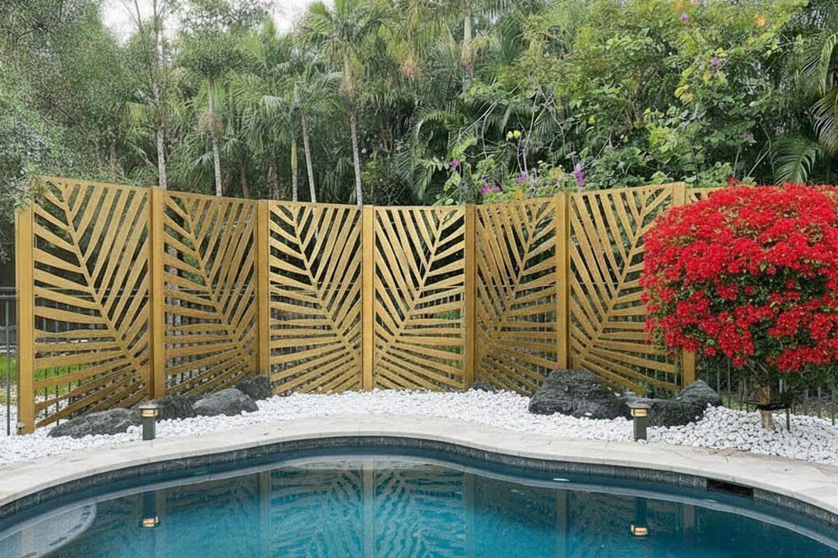 Laser-Cut Palm Panel - FREE SHIPPING