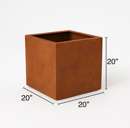 Square Steel Planters