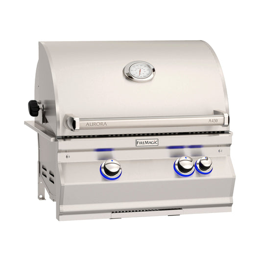 Fire Magic Aurora A430i 24-Inch Built-In Gas Grill | 304 Stainless Steel | Lifetime Warranty