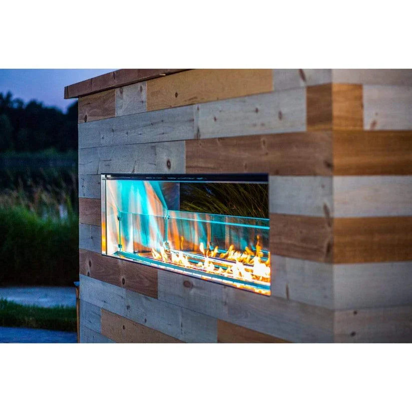 Firegear Kalea Bay 60" Linear Outdoor Gas Fireplace | Electronic Ignition