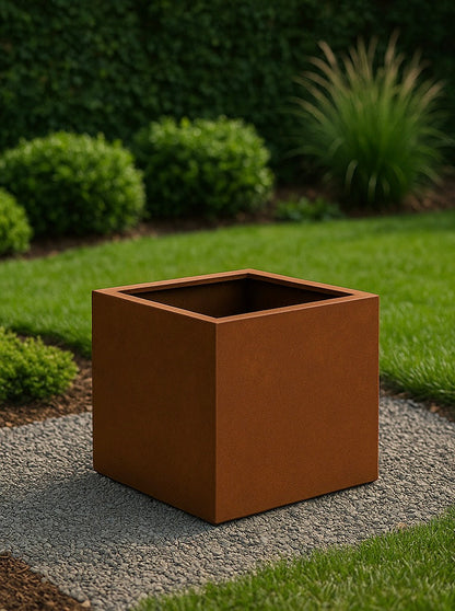 Square Steel Planters