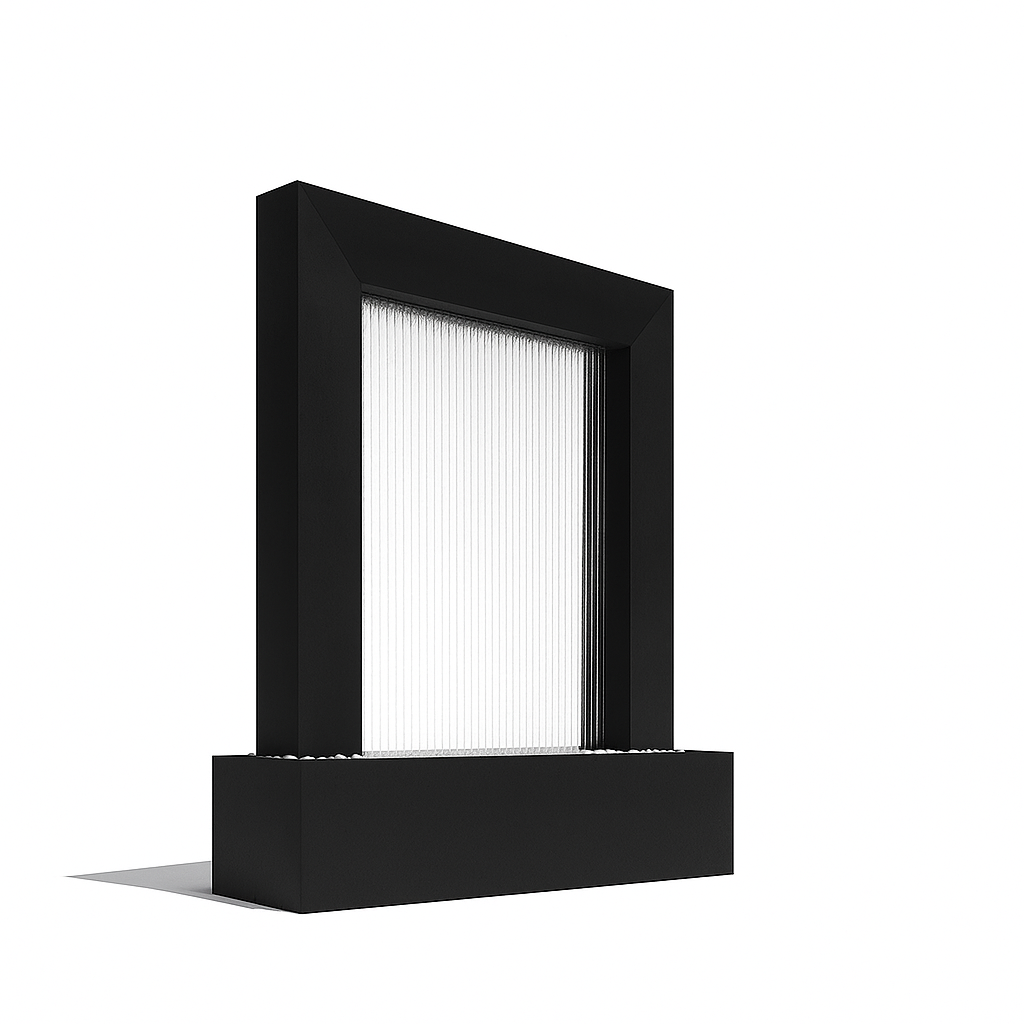 Serenity Frame Rain Curtain Fountain