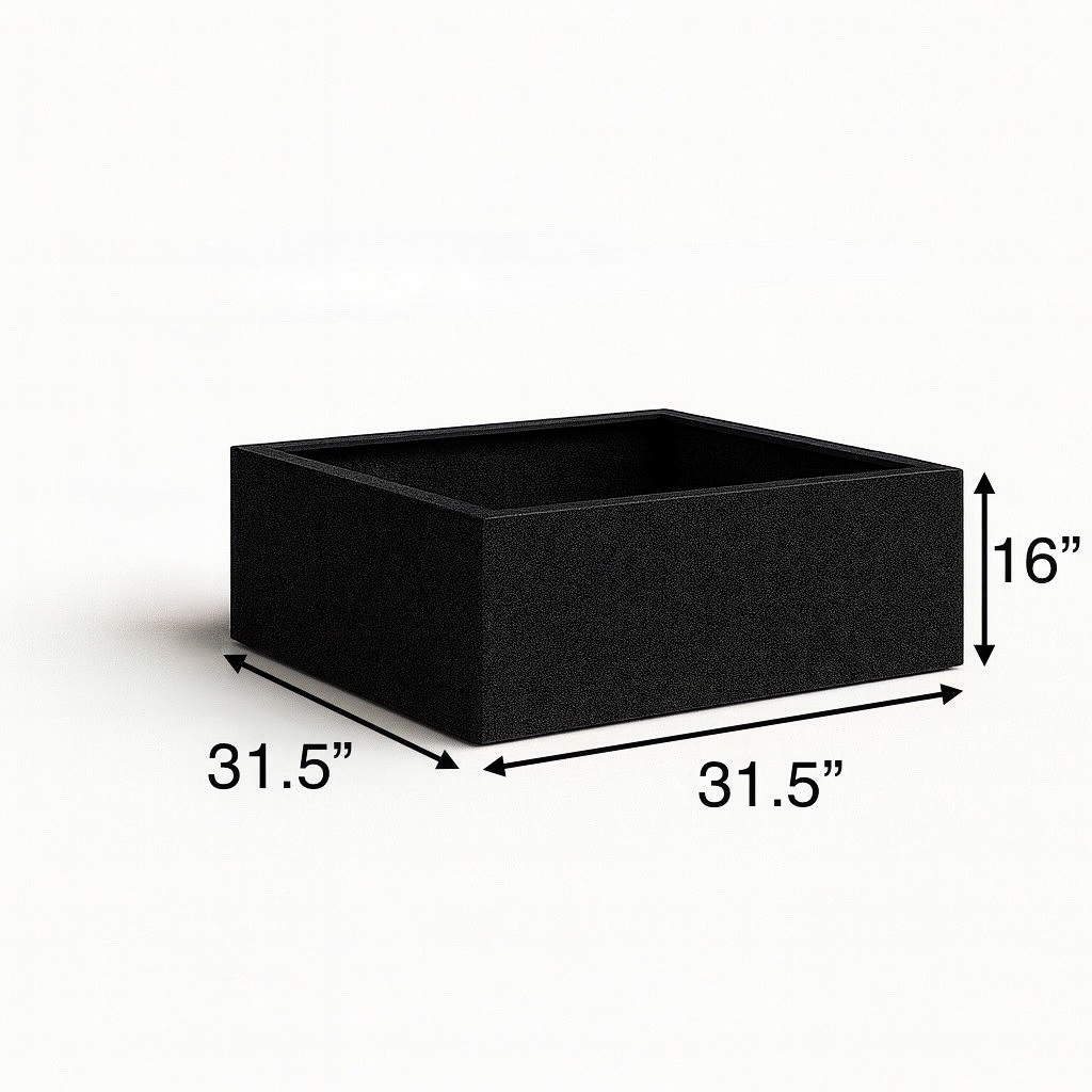 Square Steel Planters
