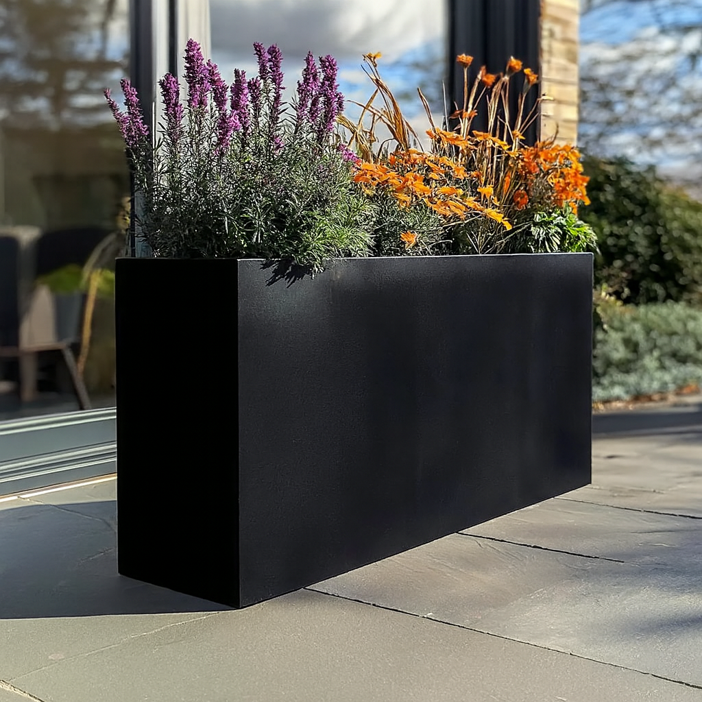 Rectangular Steel Planters