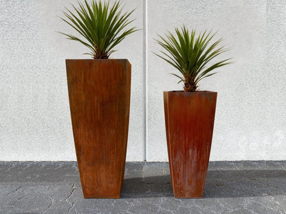 Steel Radius Tapered Planters - FREE SHIPPING!