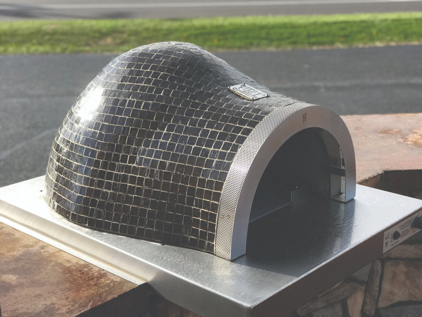 HPC Forno de Pizza Villa Series | Mosaic Tile Built-In Pizza Oven