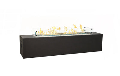 American Fyre Designs Milan Low Linear Firetable | 72" GFRC