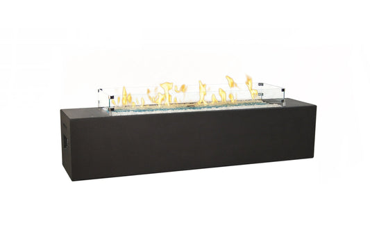 American Fyre Designs Milan Low Linear Firetable | 72" GFRC