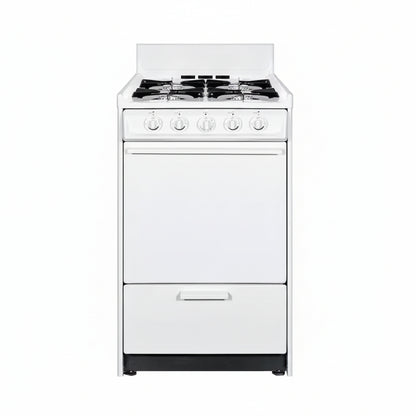 20 In. 2.5 Cu. Ft. Gas Range in White