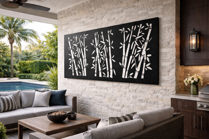 Laser-Cut Bamboo Panel - FREE SHIPPING