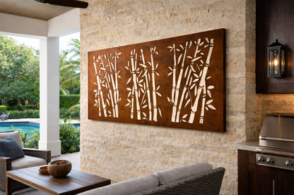 Laser-Cut Bamboo Panel - FREE SHIPPING